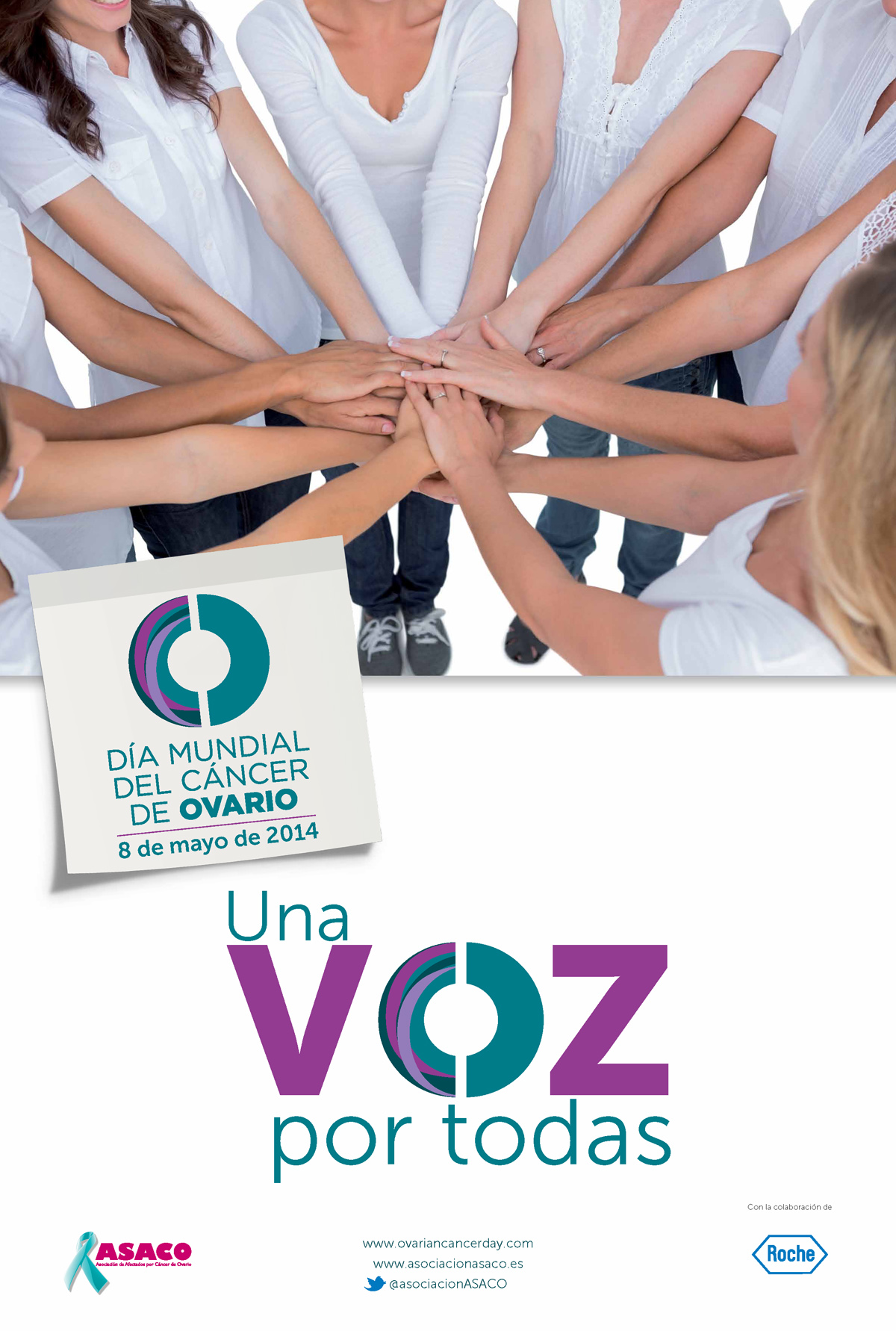 cartel dia mundial cáncer de ovario