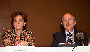 doctora Inmaculada Failde y doctor Rafael Gálvez