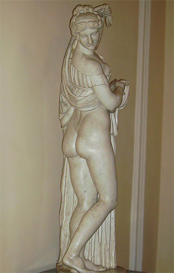 Estatua de Afrodita (Foto modificada) Autor/a de la imagen original: Yair Haklai Fuente: Wikipedia / Kevjonesin