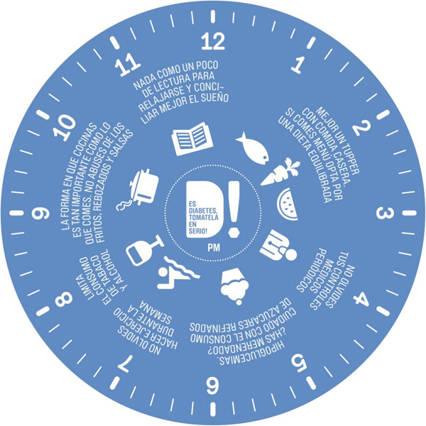 Reloj de la Diabetes nocturno Fuente (Archivo): SED, redGDPS, SEMI, FEDE / Hill+Knowlton Strategies