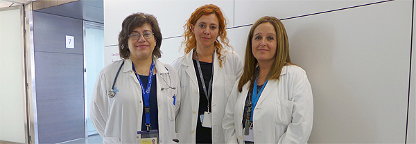Parte del equipo médico adscrito al nuevo servicio de autocontrol de medicación anticoagulante en niños Fuente: Hospital Universitario Vall d’Hebron