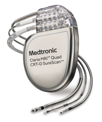 Claria MRI Quad CRT-D Surescan Fuente: Medtronic