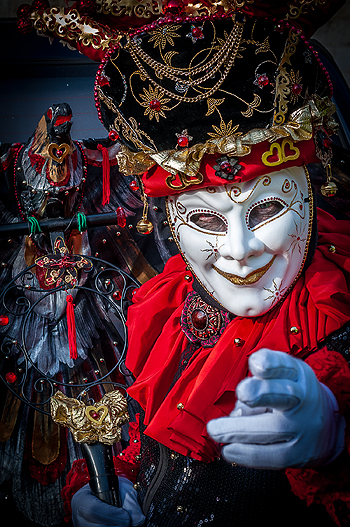 Una máscara de Carnaval Autor/a de la imagen: Céline Colin Fuente: Flickr / Creative Commons