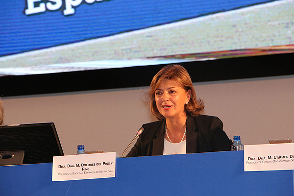Doctora María Dolores del Pino y Pino, presidenta de la S.E.N. Fuente: S.E.N. / Euromediagrupo 