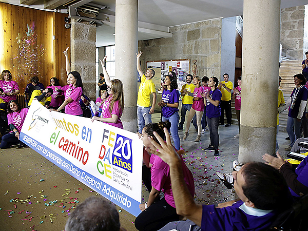  Un momento del ‘flashmob’ Fuente: SEMERGEN / Berbés Asociados 