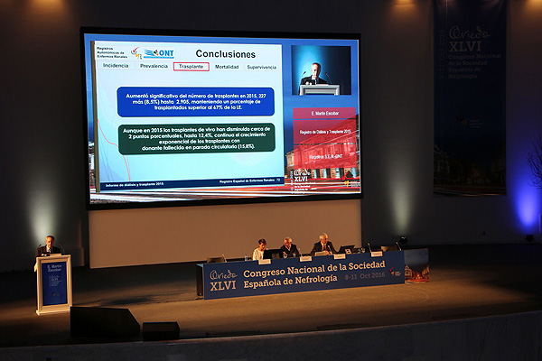Una sesión del Congreso dedicada a los trasplantes Fuente: S.E.N. / Euromediagrupo