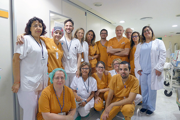 Equipo UPA Fuente: desde David Collantes / Hospital Vall d’Hebron