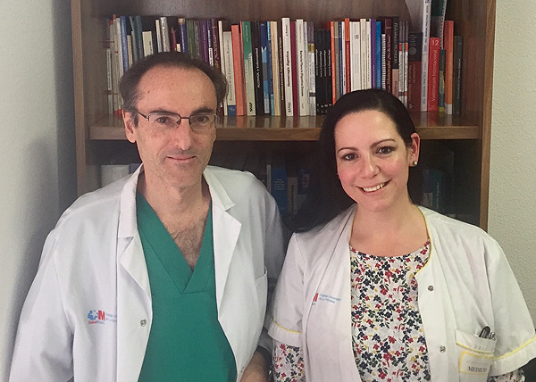 El Dr. Javier P. Gisbert y la Dra. María José Casanova Fuente: Centro de Investigación Biomédica en Red (CIBER)