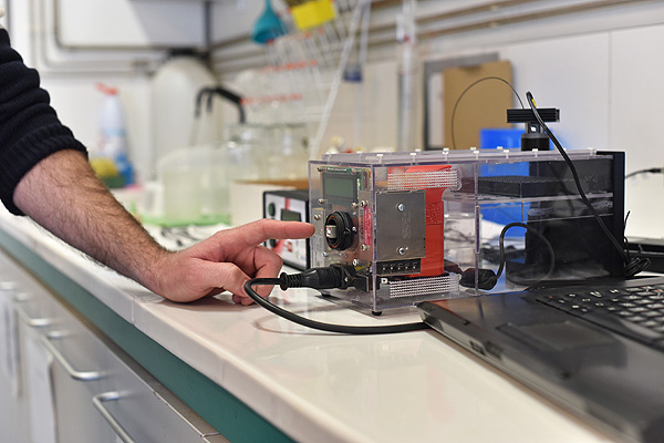 Dispositivo para tratamientos basados en hipertermia óptica mediante láser Fuente: Centro de Investigación Biomédica en Red (CIBER) 