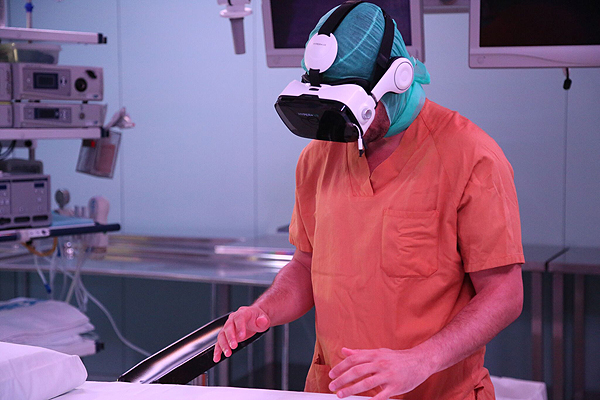 Aplicación de la realidad virtual inmersiva Fuente: Hospital Vall d’Hebron