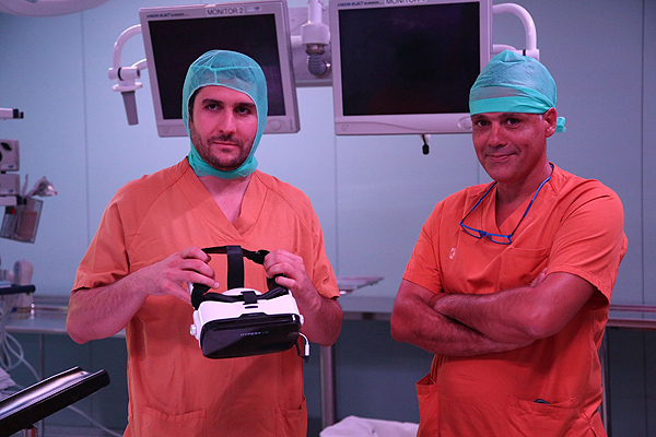 Los doctores Víctor Barro y Alejandro Hernández Fuente: Hospital Vall d’Hebron 