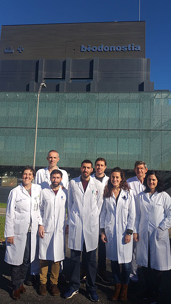 Grupo de investigación del CIBEREHD en el  Instituto de Investigación Sanitaria Biodonostia coordinado por Jesús Bañales Fuente: CIBEREHD / El Centro de Investigación Biomédica en Red (CIBER) 