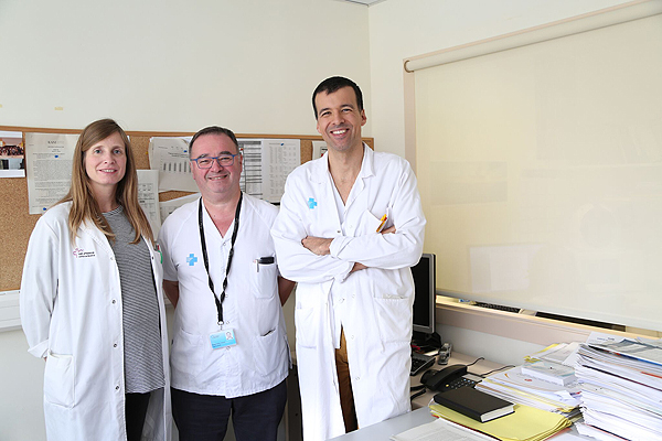 Responsables del estudio sobre trasplante pulmonar y HAP Fuente: Hospital Vall d’Hebron 