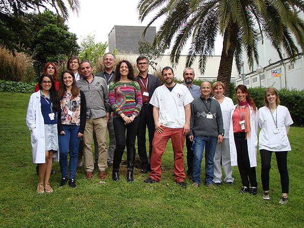 Grupo de investigadores que lidera Francisco Blanco-Vaca en el IIB Sant Pau–CIBERDEM Fuente: CIBERDEM / Centro de Investigación Biomédica en Red (CIBER) / IIB-Sant Pau 