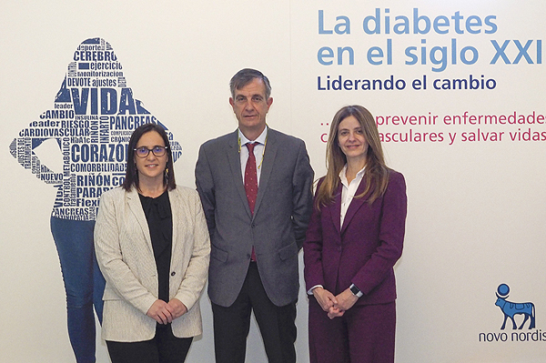 (de izq. a dcha) Marta Carrera, Esteban Jódar y Almudena Castro (de izq. a dcha) Marta Carrera, Esteban Jódar y Almudena Castro Fuente: Novo Nordisk / Cícero Comunicación