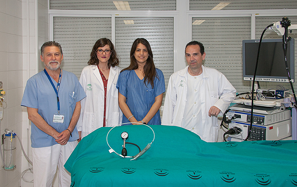Profesionales sanitarios implicados en la nueva técnica Fuente: Hospital Virgen del Rocío (Sevilla)
