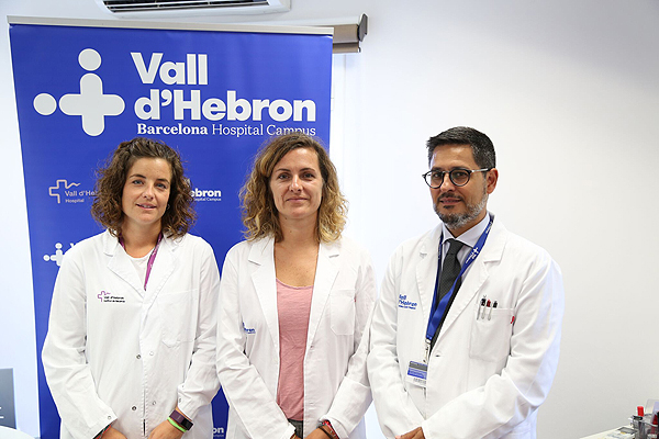 (de iz. a dcha): Drs. Cristina Sánchez-Mora, Marta Ribasés y Josep Antoni Ramos-Quiroga Fuente: Hospital Universitario Vall d’Hebron 