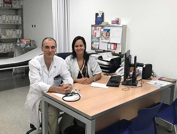 Doctores Onofre Alarcón e Inmaculada Alonso Fuente:  Dra. Alonso / Hospital Universitario de Canarias  