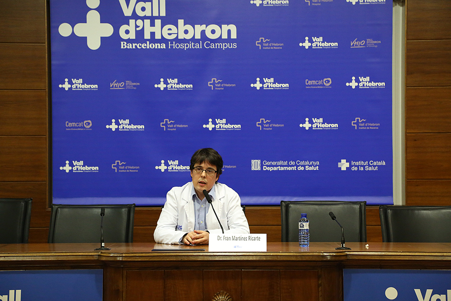 Dr. Fran Martínez Ricarte Fuente: Hospital Vall d'Hebron / VHIR 