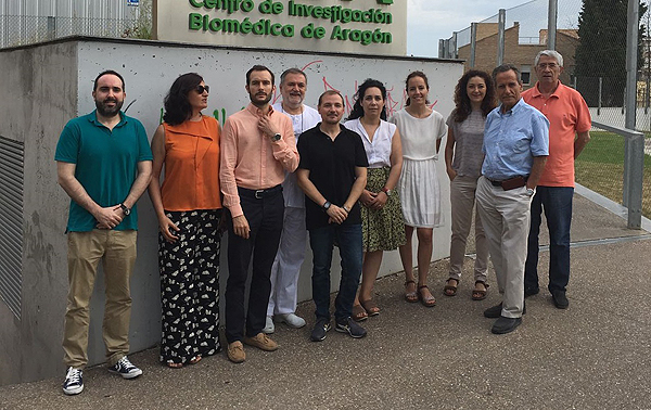 Grupo de investigadores de la Universidad de Zaragoza/ CIBERSAM Fuente: CIBERSAM / Centro de Investigación Biomédica en Red (CIBER) 