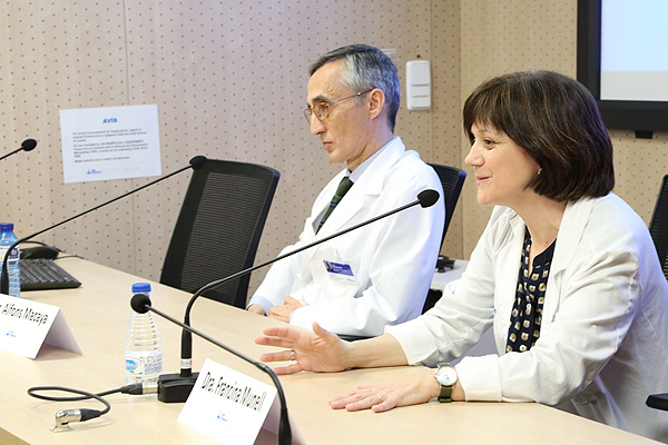Drs. Alfons Macaya y Francina Munell Fuente: Hospital Vall d’Hebron 