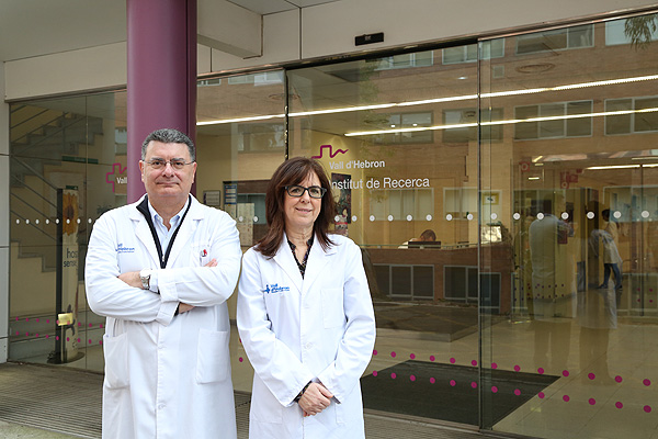El Dr. Rafael Simó y la Dra. e investigadora Cristina Hernández Fuente: Hospital Vall d'Hebron  