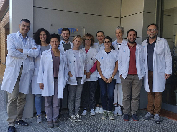 Investigadores del grupo de Antoni Bayés en el IGTP-CIBERCV Fuente: Consorcio Centro de Investigación Biomédica en Red, M.P. (CIBER) 