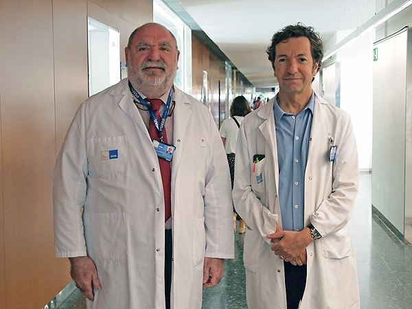 Drs. Antoni Bulbena y Luis Miguel Martín Fuente: Hospital del Mar 