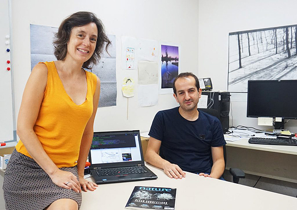 Los científicos Marta Sales y Roger Guimerà  Fuente: URV 