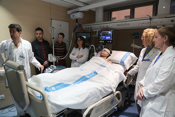 Simulación ECMO Fuente: Hospital Vall d’Hebron 