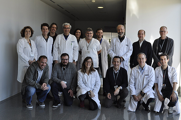 Investigadores del CIBERCV en el Hospital de Sant Pau    Fuente: CIBERCV / CIBER (Consorcio Centro de Investigación Biomédica en Red, M.P.)  