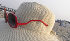 sombrero gafas de sol protección del sol