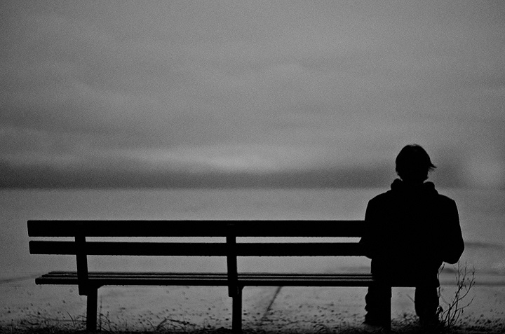 fotos de soledad y tristeza