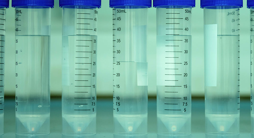 (portada 22) laboratorio1 tubos laboratorio investigación color verde y azul