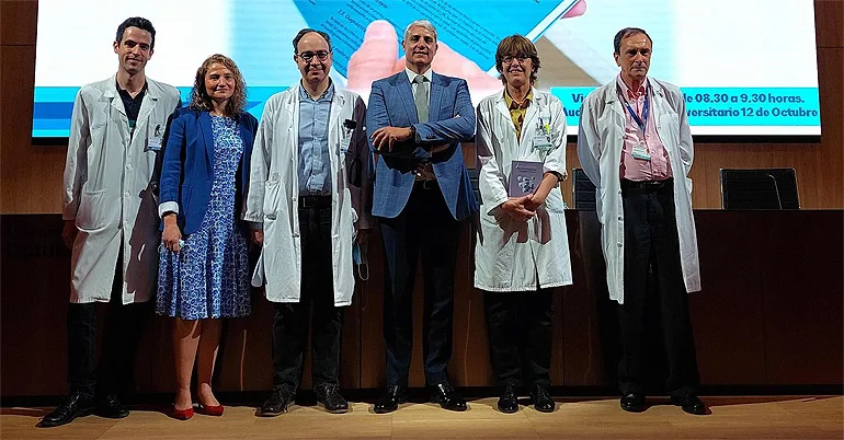 (portada) Adrián Marcos, Lourdes López Bravo, Agustín Blanco, Joaquín Mateos, Carmen Martínez de Pancorbo y Joaquín Arenas
