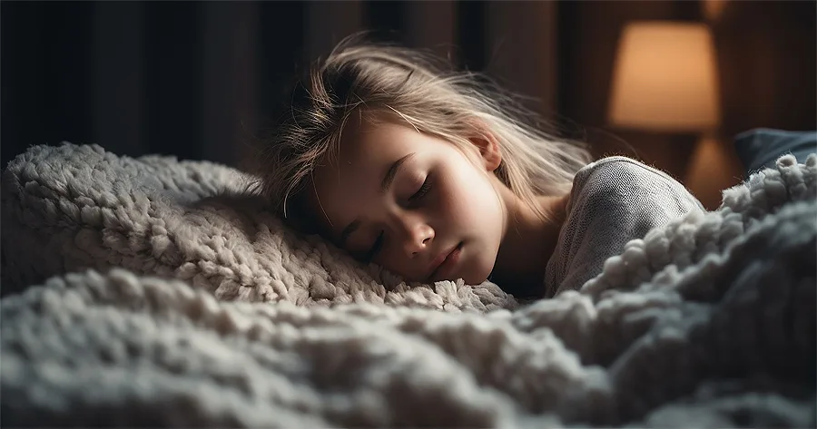 (portada) menor niño niña durmiendo almohada dormir sueño descanso nocturno