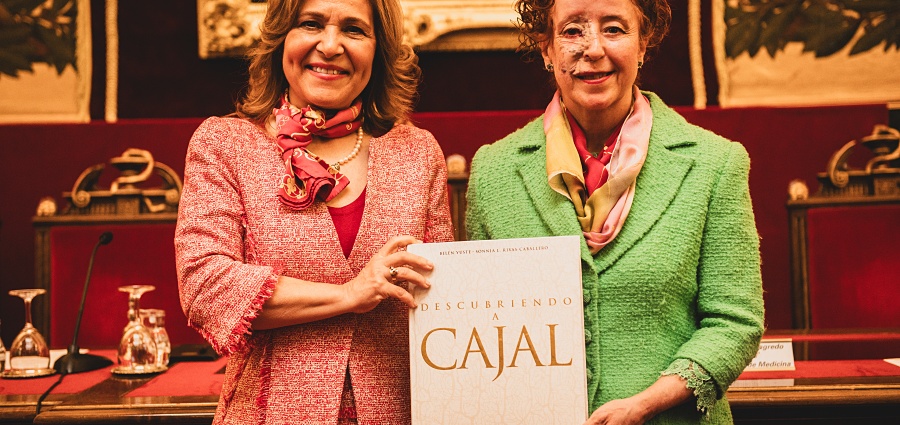 (portada) Belén Yuste y Sonnia L Rivas Caballero autoras libro Descubriendo Cajal