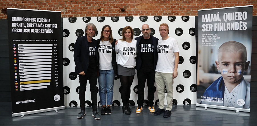 (portada) leucemia vete ya José Carnero, Elena Huarte, Silvia, Luis Tosar y David