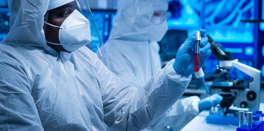 (portada) laboratorio laboratorio6 genético máscarilla gorro protector alta protección