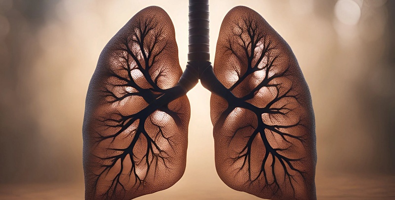 (portada) Human lungs pulmón pulmonar pulmones with veins on bokeh background. 3d illustration