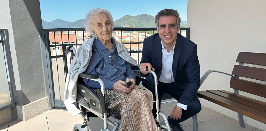 (portada) Maria Branyas Manel Esteller Maria Branyas y el doctor Manel Esteller