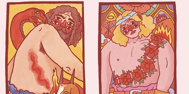 (portada) ilustraciones Leyendas del Herpes Zóster